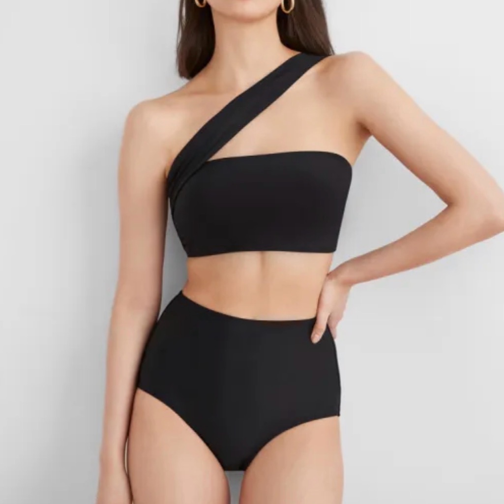 Marcella Nyc Mari Swim Bikini Bottoms Black Women’s Sz Xl Nwt